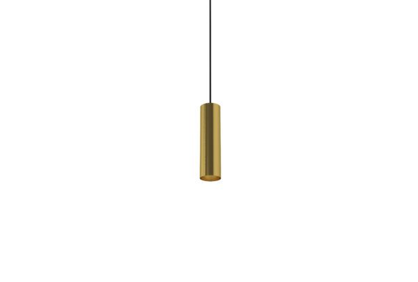 Premium brass recessed suspended light 60mm diameter.