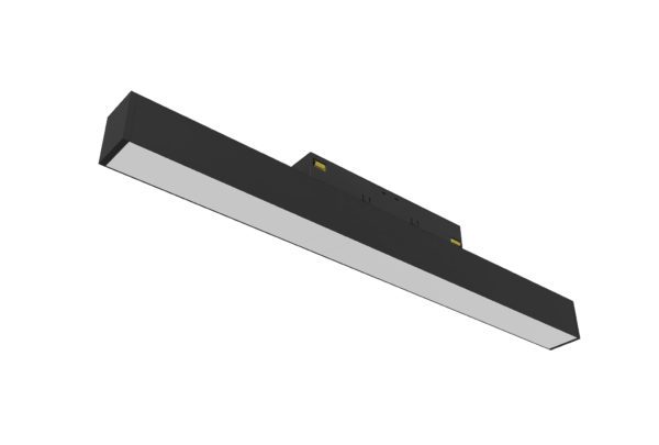 magnetic diffused track mounted linear light