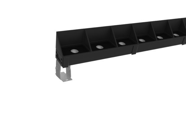 adjustable black surface mount wall washer